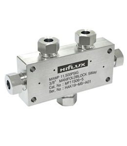 High Pressure Manifold Block 5way