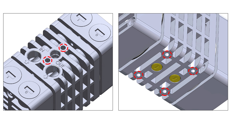 HIFLUX Diaphragm Pump 1/3 Section